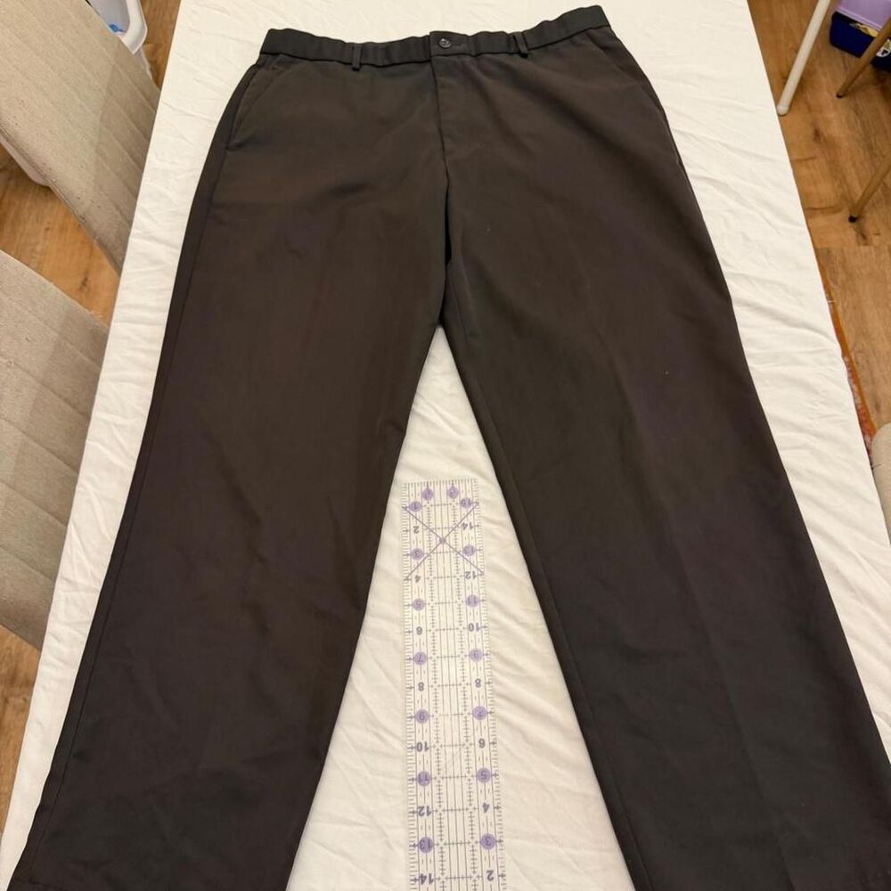 Dockers Men's Black and Grey Trousers